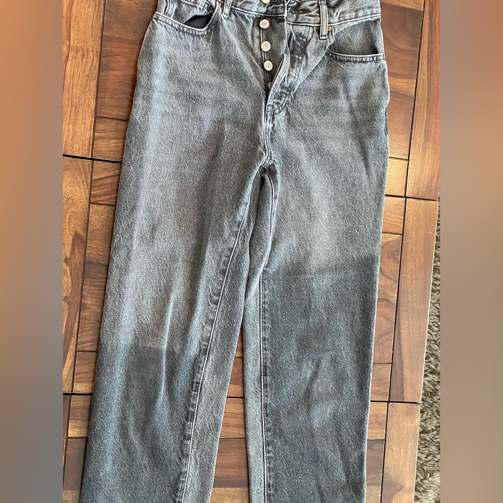 PacSun straight leg jean in black